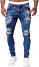 Men's Casual Autumn Hip Hop Loose Middle Waist Denim Long Pants Men's Jeans Jeans Men Straight Leg Jeans