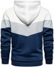 Men's Athletic Hoodies Color Block Hooded Sweatshirt