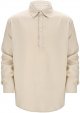 Men's Casual Autumn Long Sleeve Loose Fit Linen Button Down Shirt Mens Dress Shits