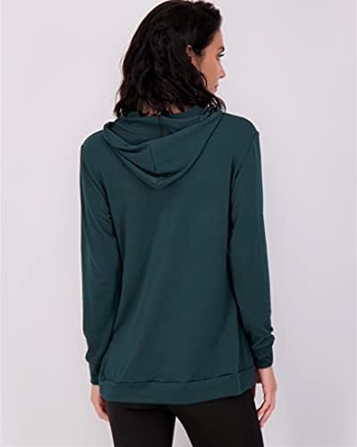 3 Pack: Women's Dry Fit Long-Sleeve Hoodie Pullover Sweatshirt Pocket - Active Lounge (Available In Plus)