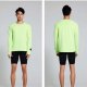 Long Sleeved T Shirt Men's Sports Quick Drying Top Fitness Training Suit Set Finger Cuffs Compression