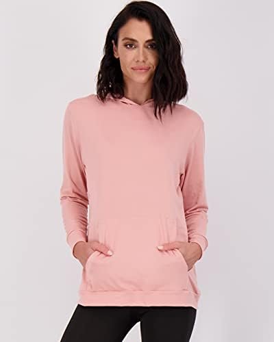 3 Pack: Women's Dry Fit Long-Sleeve Hoodie Pullover Sweatshirt Pocket - Active Lounge (Available In Plus)