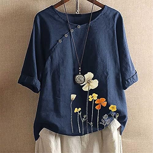 Women's Shirt Half Sleeve Casual Blouse Tunic Button up Jacket for Teen Girls