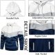 Mens Hooded Sweatshirt Casual Long Sleeve Drawstring Print Pullover Hoodies